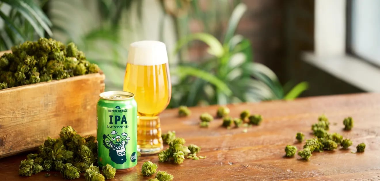 ホップ選びに妥協なし!試行錯誤の末に辿り着いた柑橘の香り際立つ、飲み飽きないIPA(アイピーエー)「ホッピンIPA」のこだわりをご紹介