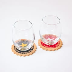王冠コルクコースター 2枚セット