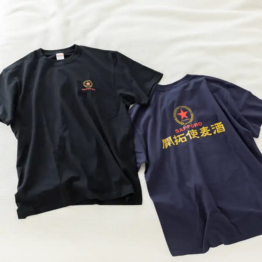 開拓使麦酒Tシャツ