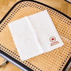 開拓使麦酒　 刺繍ハンカチ