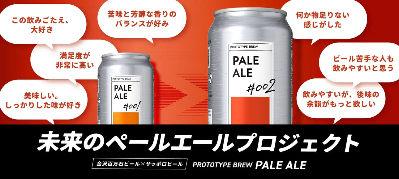 「飲みやすい」の先にある本音へ。 お客様から約100件の声で進化した『PROTOTYPE BREWペールエール#002』開発秘話
