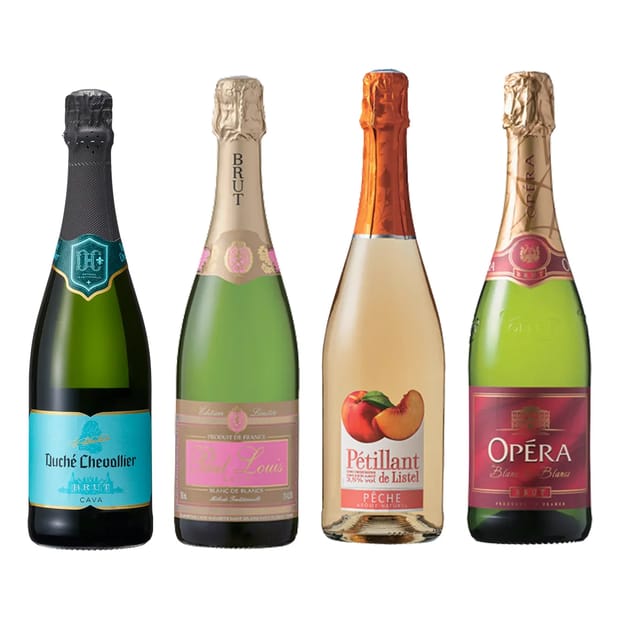 スパークリングワイン4本セット