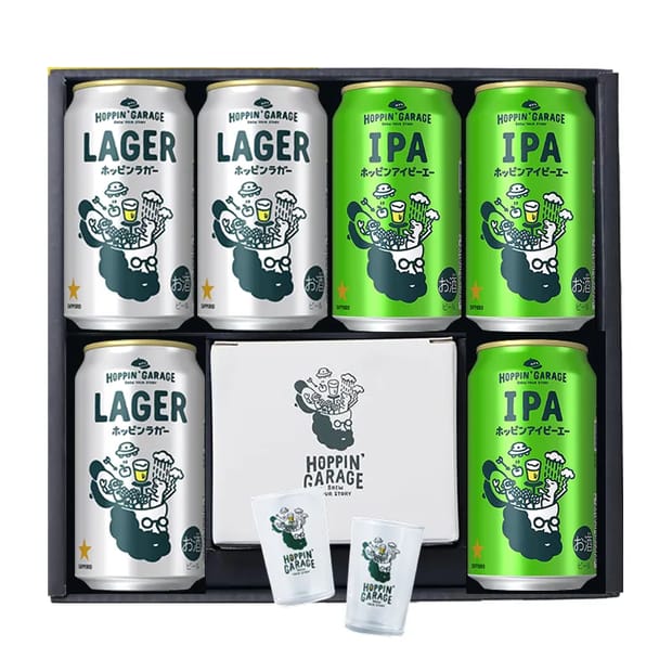 ペアグラス付き受賞ビールセット